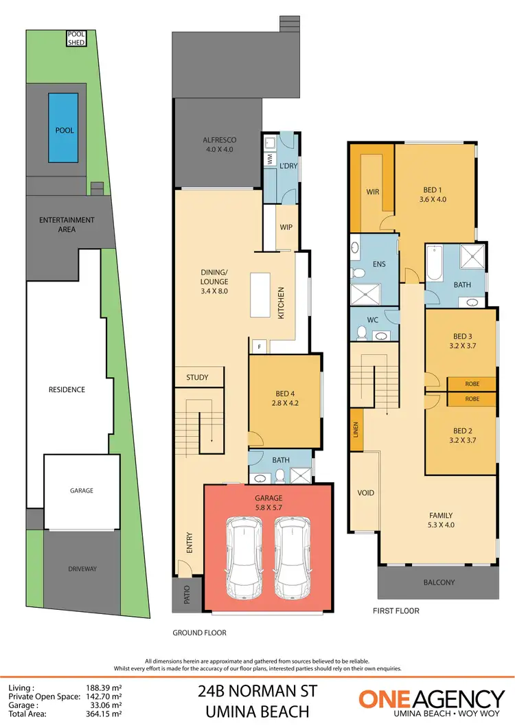 Floorplan of Homely townhouse listing, 24b Norman Street, Umina Beach NSW 2257