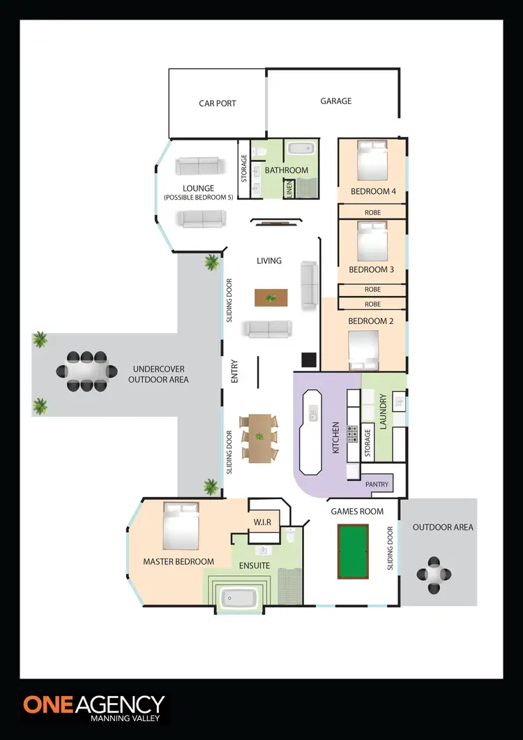 Floorplan of Homely rural property listing, 6 Helmich Close, Wingham NSW 2429