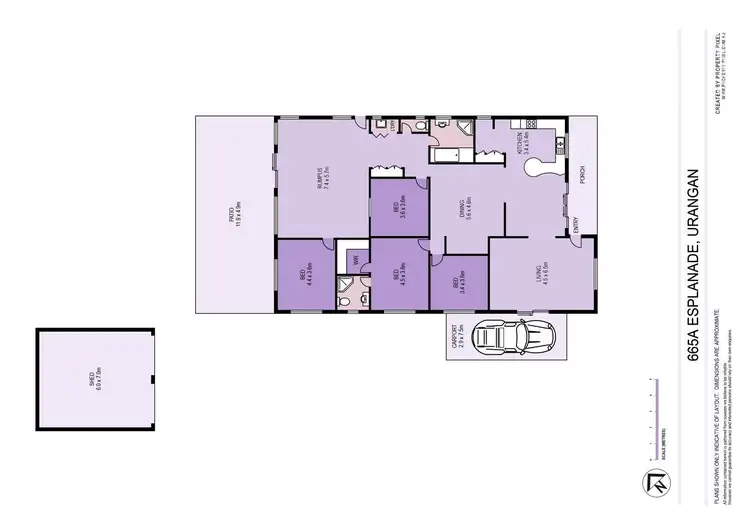 Floorplan of Homely house listing, 665A Esplanade, Urangan QLD 4655