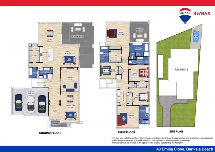 Floorplan of Homely house listing, 40 Emilia Close, Banksia Beach QLD 4507