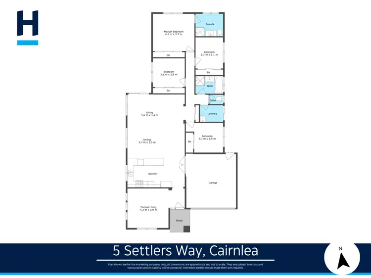 Floorplan of Homely house listing, 5 Settlers Way, Cairnlea VIC 3023