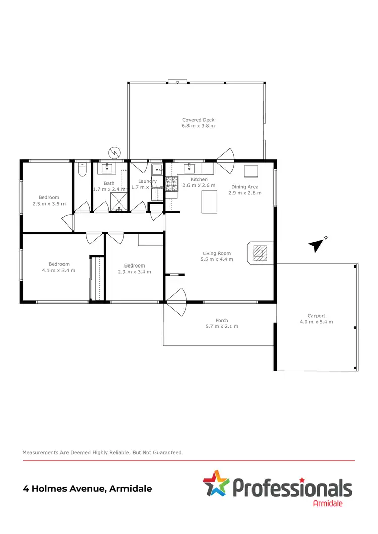 Floorplan of Homely house listing, 4 Holmes Avenue, Armidale NSW 2350