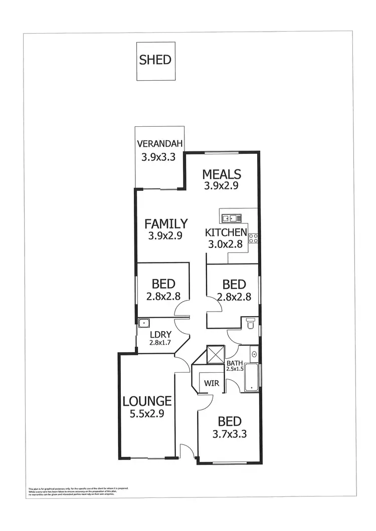 Floorplan of Homely house listing, 3 Meyer Road, Murray Bridge SA 5253