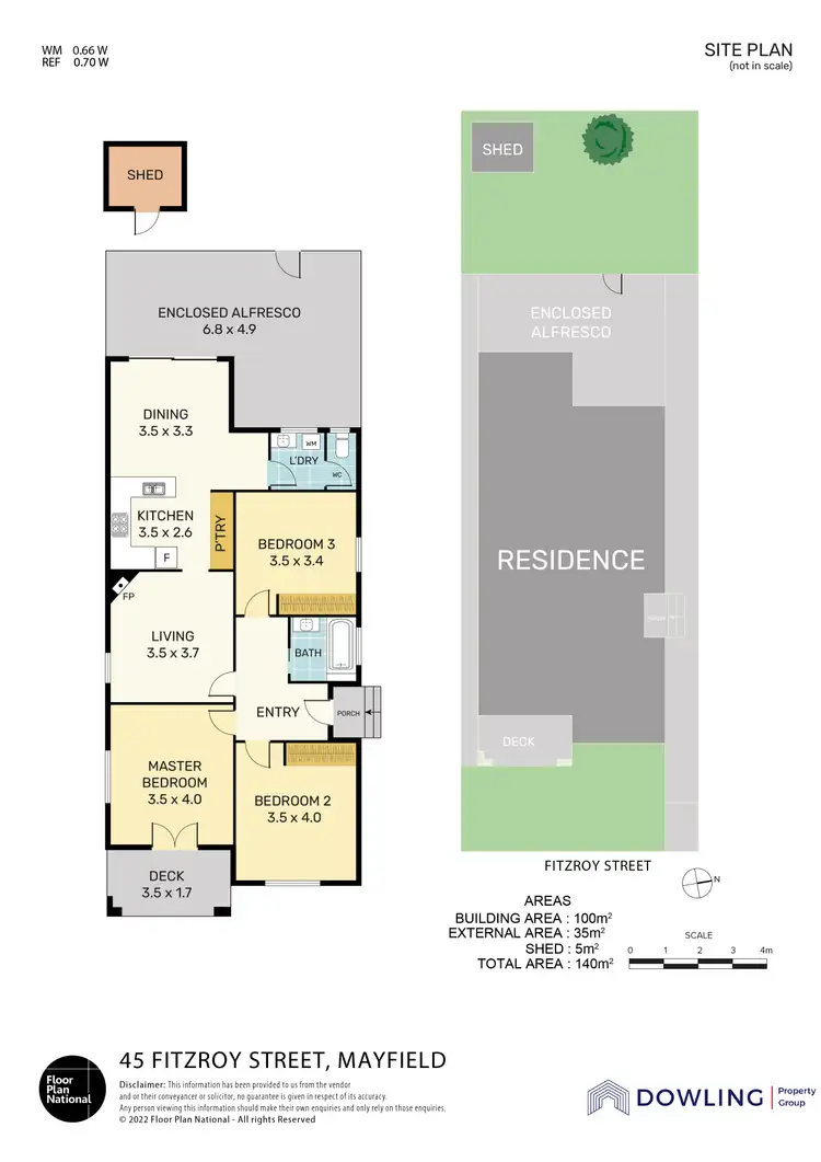 Floorplan of Homely house listing, 45 Fitzroy Street, Mayfield NSW 2304