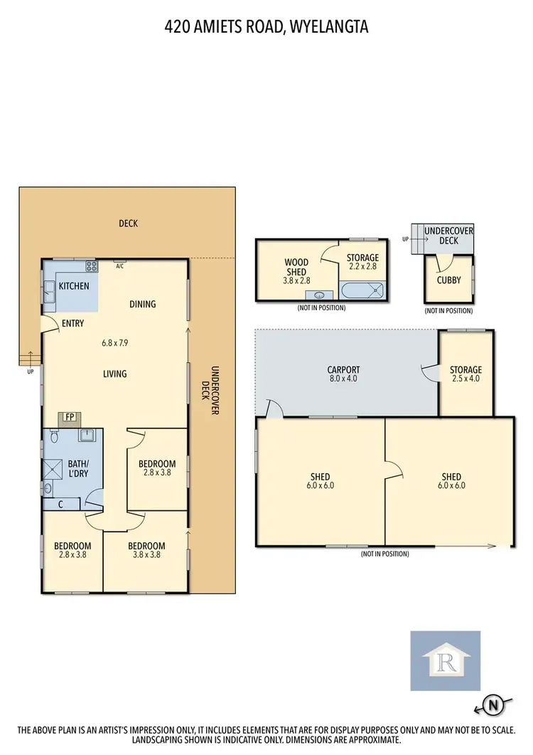 Floorplan of Homely house listing, 420 Amiets Road, Wyelangta VIC 3237