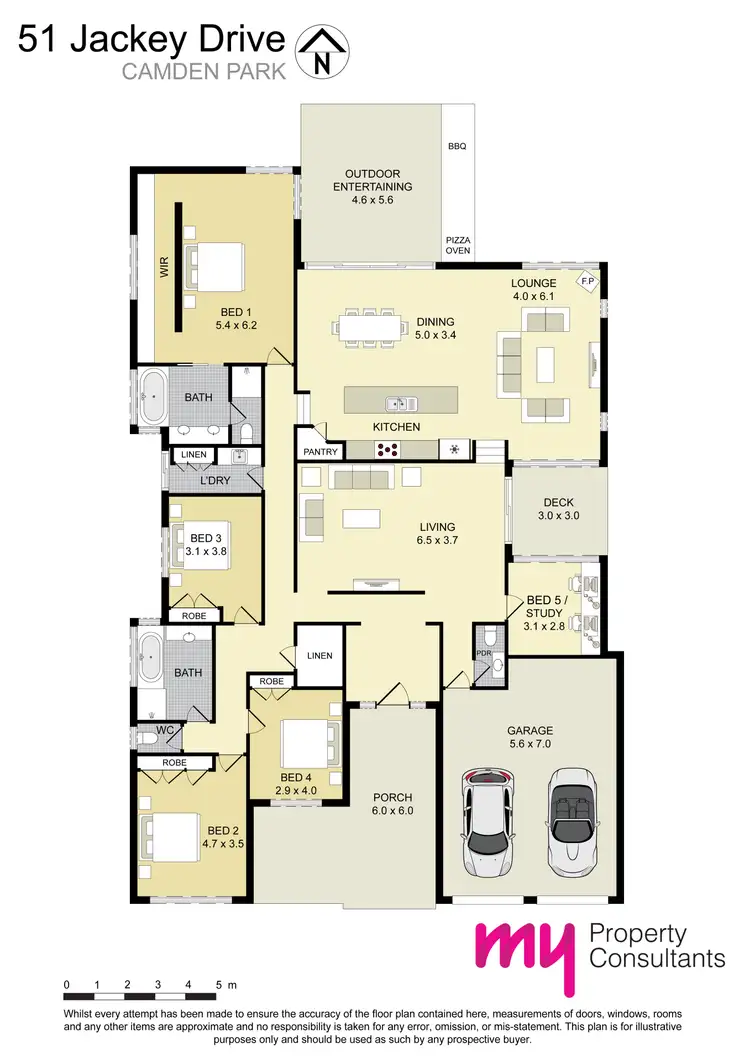 Floorplan of Homely house listing, 51 Jackey Drive, Camden Park NSW 2570