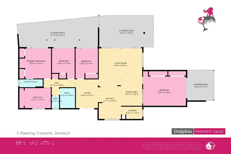 Floorplan of Homely house listing, 5 Illawong Crescent, Dunwich QLD 4183