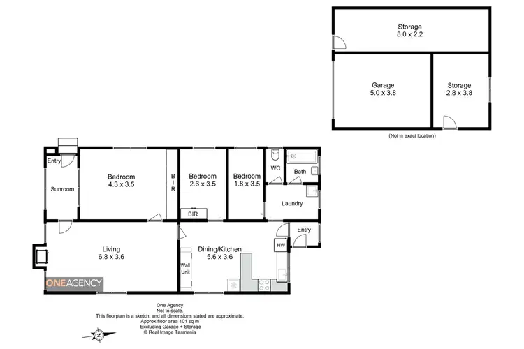 Floorplan of Homely house listing, 36 Brook Street, Smithton TAS 7330