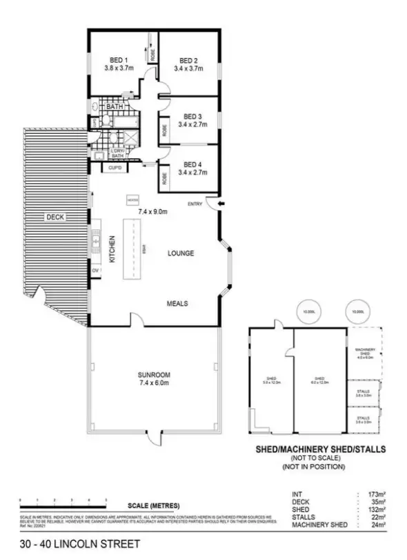 Floorplan of Homely house listing, 30-40 Lincoln Street, Raywood VIC 3570