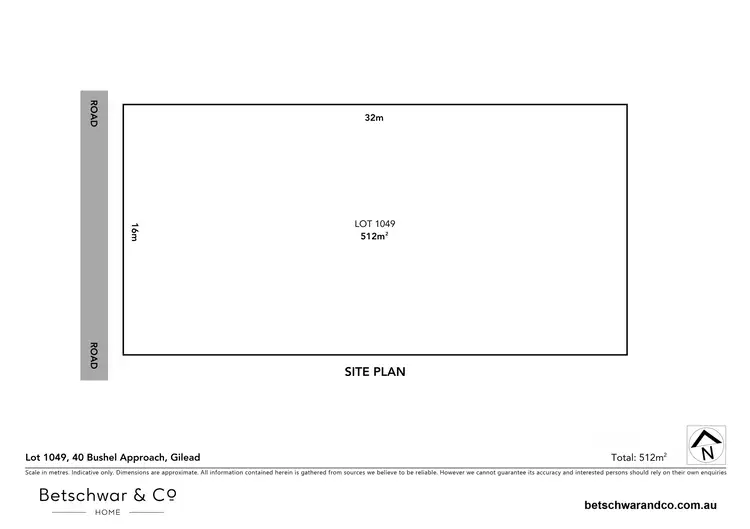 Floorplan of Homely land listing, Lot 1049, 40 Bushel Approach, Gilead NSW 2560