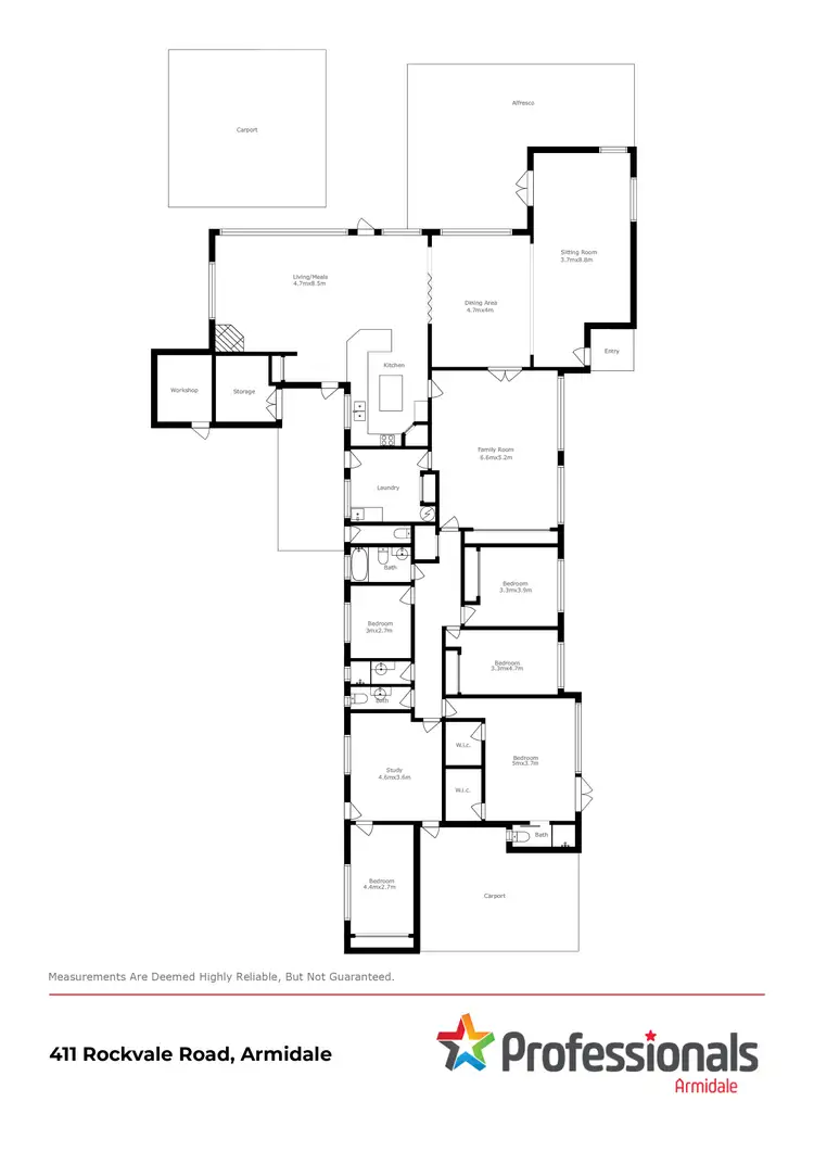 Floorplan of Homely house listing, 411 Rockvale Road, Armidale NSW 2350
