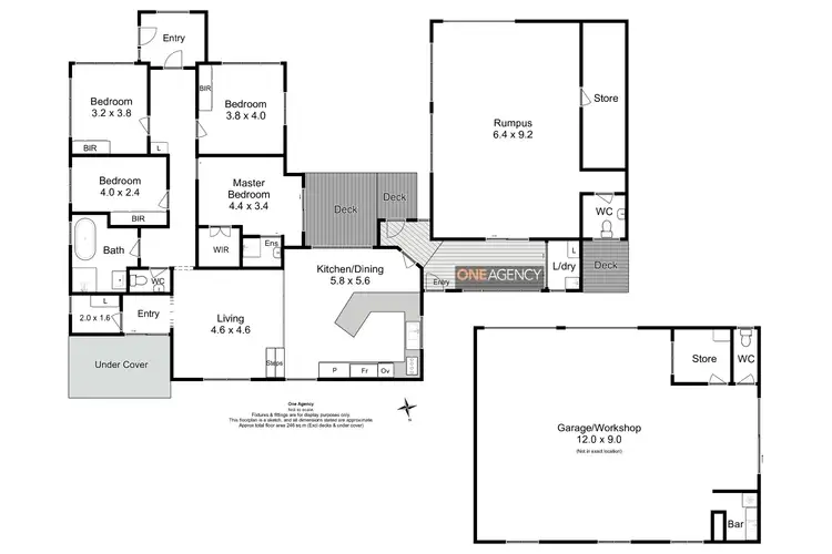 Floorplan of Homely house listing, 43 Havelock Street, Smithton TAS 7330