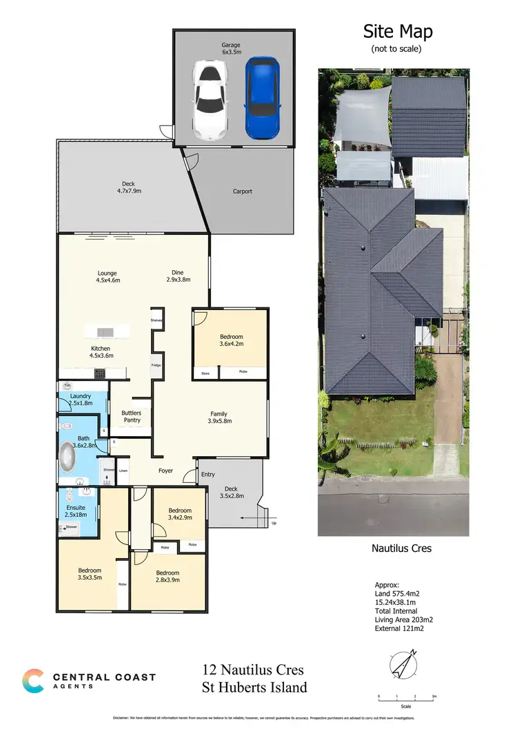 Floorplan of Homely house listing, 12 Nautilus Crescent, St Huberts Island NSW 2257