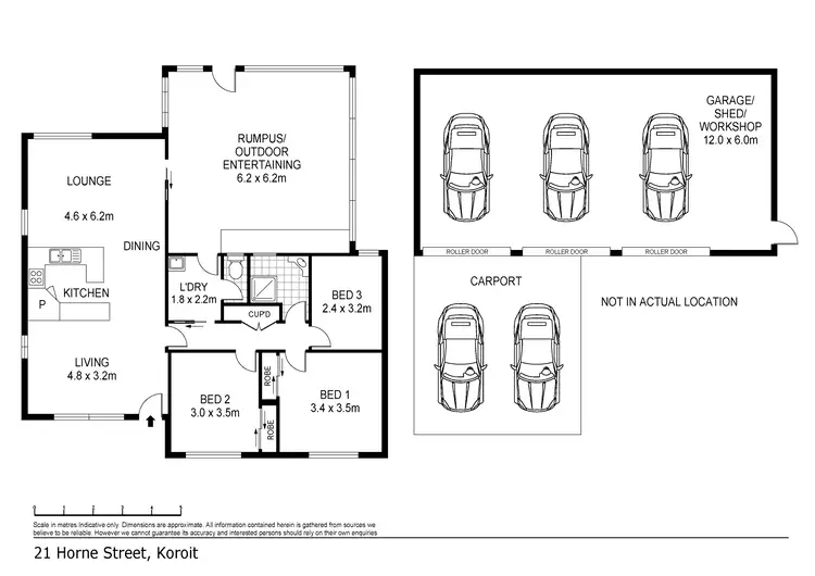 Floorplan of Homely house listing, 21 Horne Street, Koroit VIC 3282