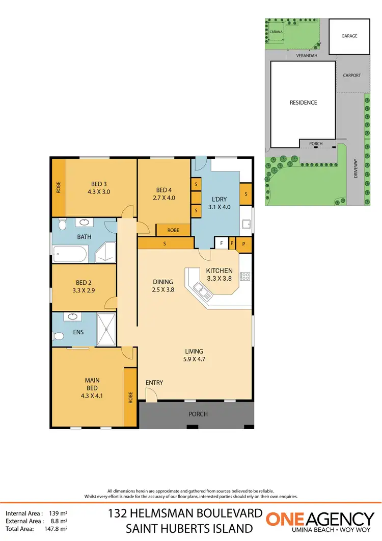 Floorplan of Homely house listing, 132 Helmsman Boulevard, St Huberts Island NSW 2257