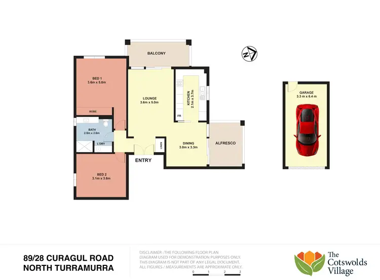 Floorplan of Homely retirement listing, U89/28 Curagul Road, North Turramurra NSW 2074