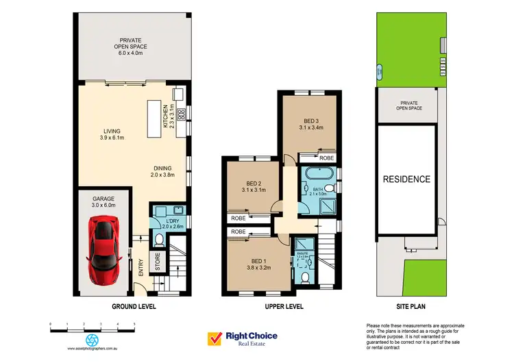 Floorplan of Homely semi-detached listing, 19B Euodia Street, Horsley NSW 2530