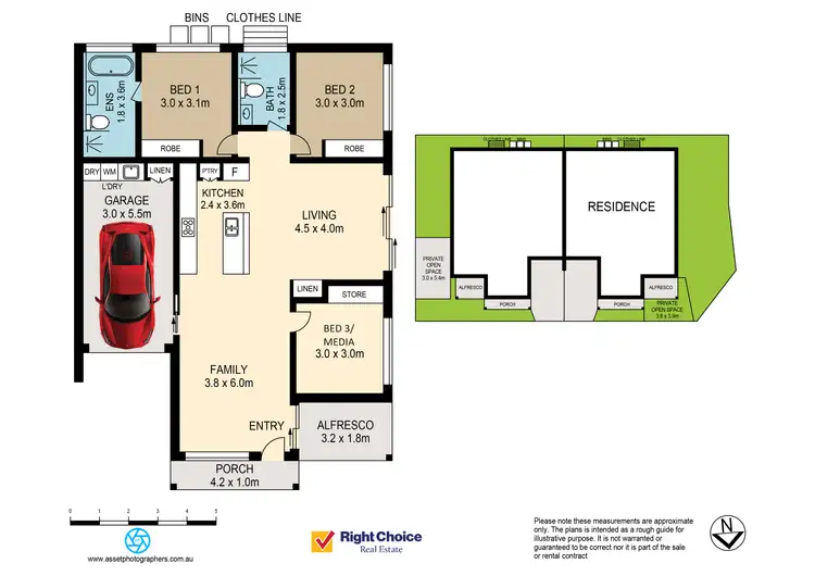 Floorplan of Homely semi-detached listing, 1/1 Fairview Street, Horsley NSW 2530
