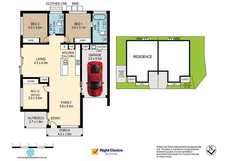 Floorplan of Homely semi-detached listing, 2/1 Fairview Street, Horsley NSW 2530