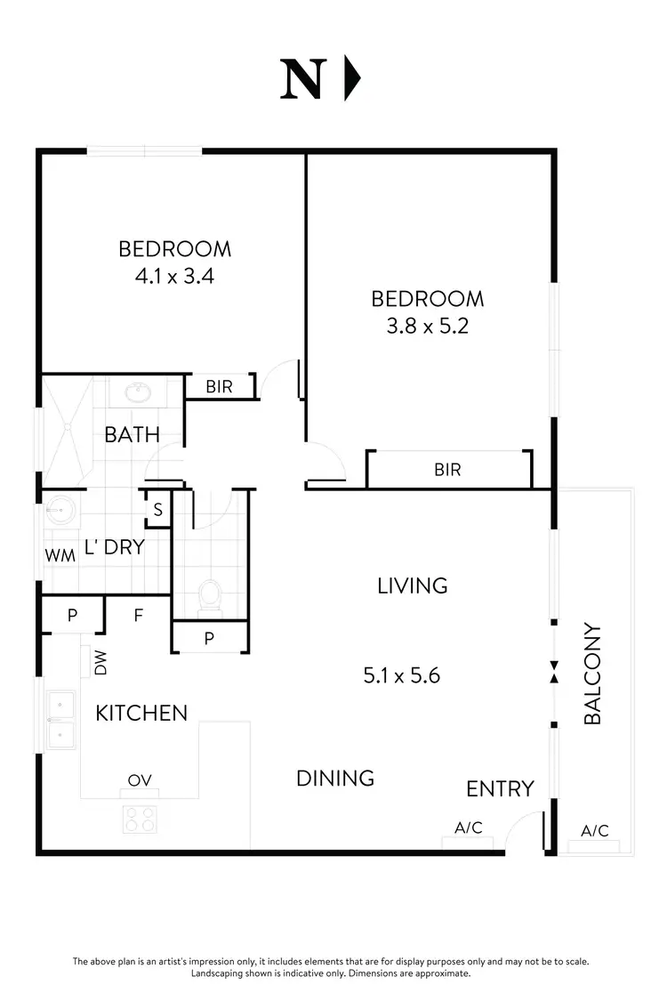 Floorplan of Homely flat listing, 5/40-42 Ormond Road, Ascot Vale VIC 3032