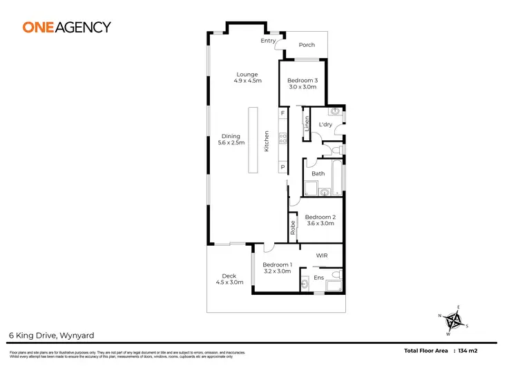 Floorplan of Homely house listing, 6 King Drive, Wynyard TAS 7325