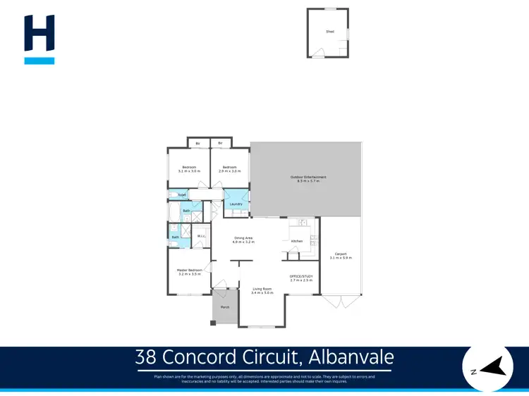 Floorplan of Homely house listing, 38 Concord Circuit, Albanvale VIC 3021