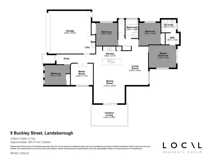 Floorplan of Homely house listing, 9 Buckley Street, Landsborough QLD 4550