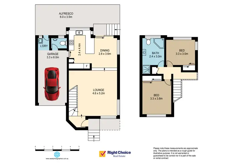 Floorplan of Homely townhouse listing, 2/1-3 Robertson Street, Shellharbour NSW 2529