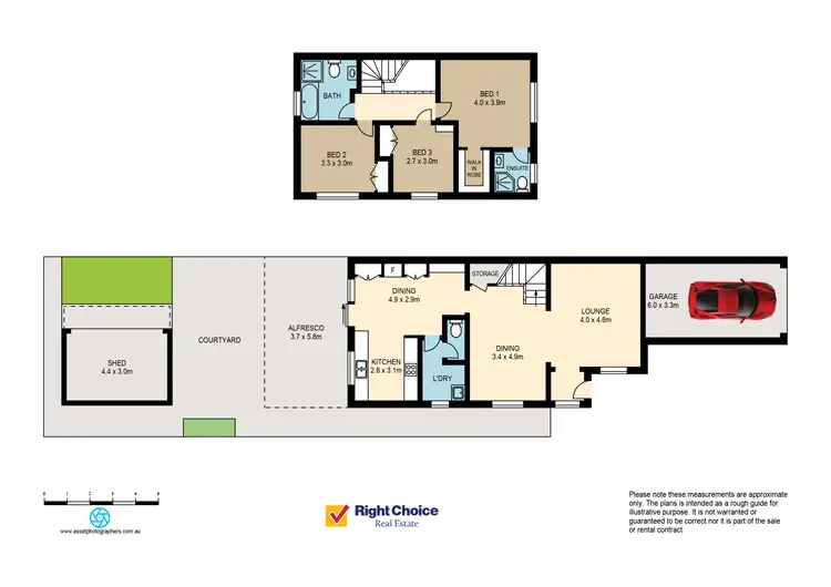Floorplan of Homely townhouse listing, 45A McGregor Avenue, Barrack Heights NSW 2528