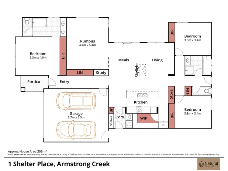 Floorplan of Homely house listing, 1 Shelter Place, Armstrong Creek VIC 3217