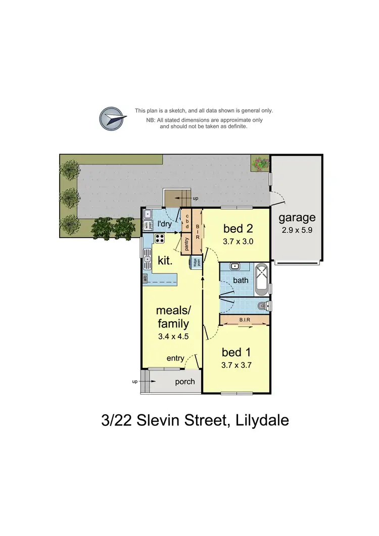 Floorplan of Homely unit listing, 3/22 Slevin Street, Lilydale VIC 3140