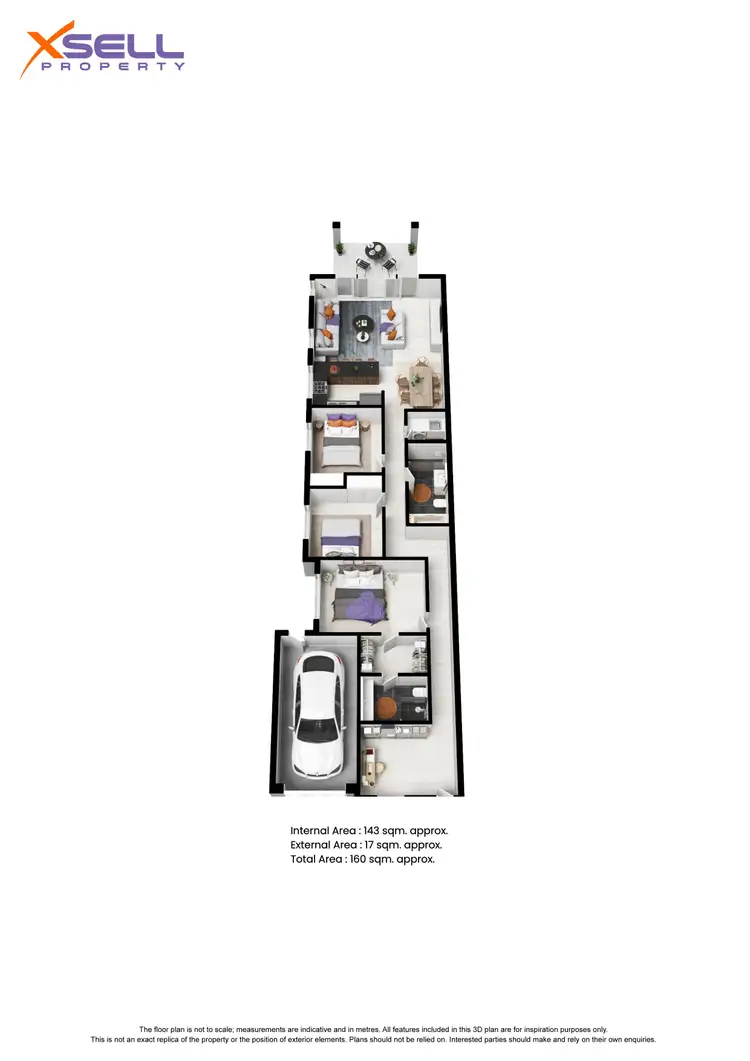 Floorplan of Homely house listing, 8B Makin Road, Ingle Farm SA 5098