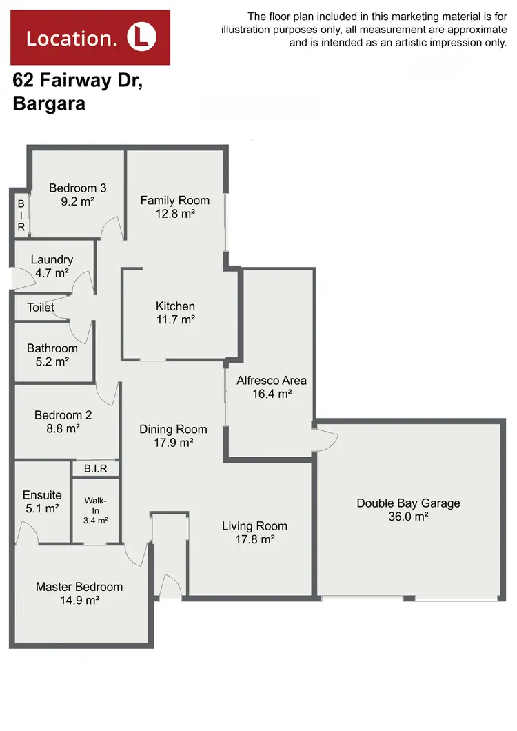 Floorplan of Homely house listing, 62 Fairway Drive, Bargara QLD 4670