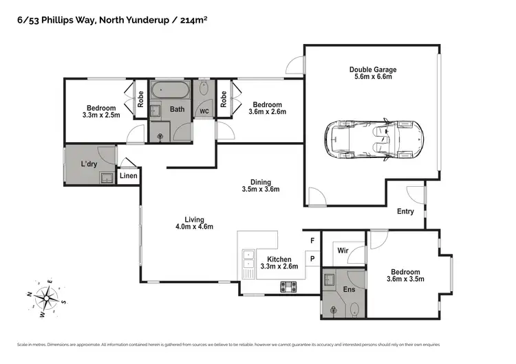 Floorplan of Homely house listing, 6/53 Phillips Way, North Yunderup WA 6208
