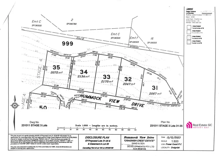 Floorplan of Homely land listing, LOT 33, 27 Hummock View Drive, Craignish QLD 4655