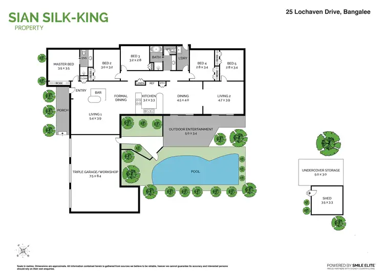 Floorplan of Homely house listing, 25 Lochaven Drive, Bangalee NSW 2541