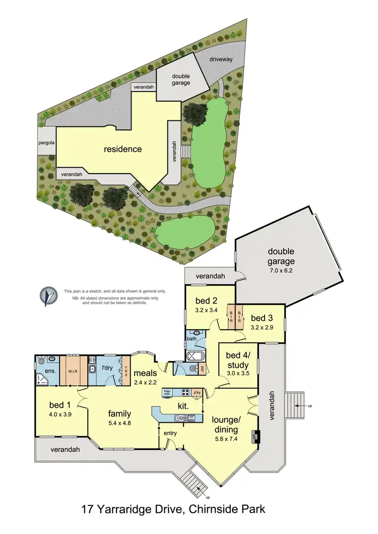 Floorplan of Homely house listing, 17 Yarraridge Drive, Chirnside Park VIC 3116