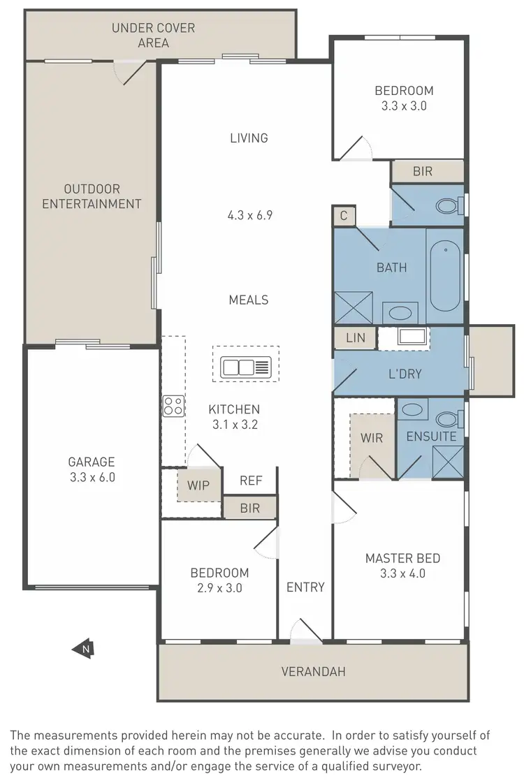 Floorplan of Homely house listing, 9 Ridgegreen View, Caroline Springs VIC 3023
