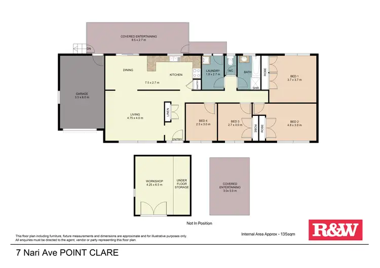 Floorplan of Homely house listing, 7 Nari Avenue, Point Clare NSW 2250