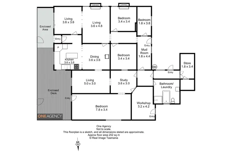 Floorplan of Homely house listing, 950 Mengha Road, Mengha TAS 7330