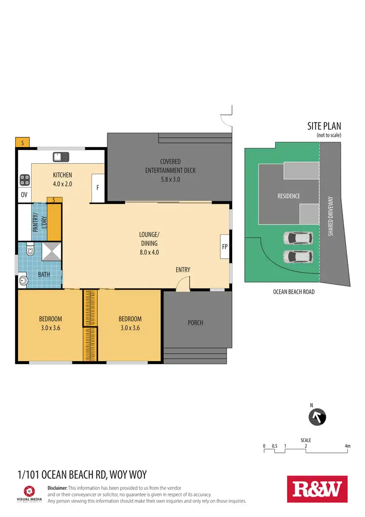 Floorplan of Homely house listing, 1/101 Ocean Beach Road, Woy Woy NSW 2256