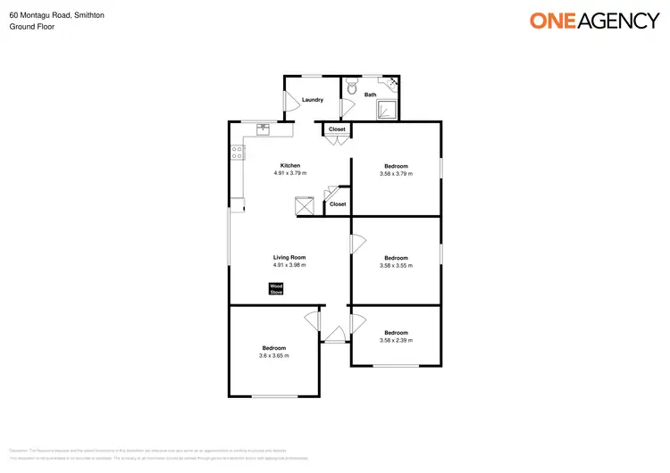 Floorplan of Homely house listing, 60 Montagu Road, Smithton TAS 7330