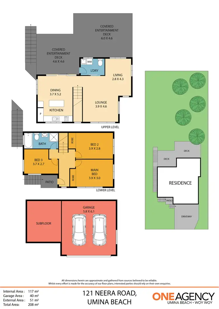 Floorplan of Homely house listing, 121 Neera Road, Umina Beach NSW 2257