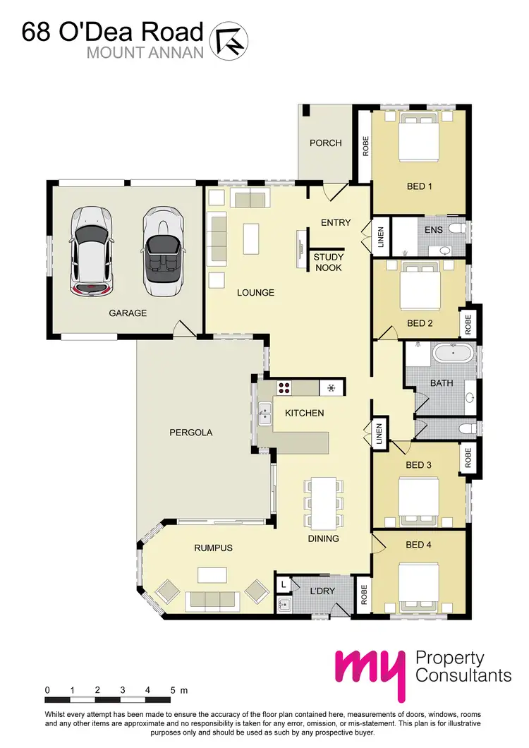 Floorplan of Homely house listing, 68 O'Dea Road, Mount Annan NSW 2567