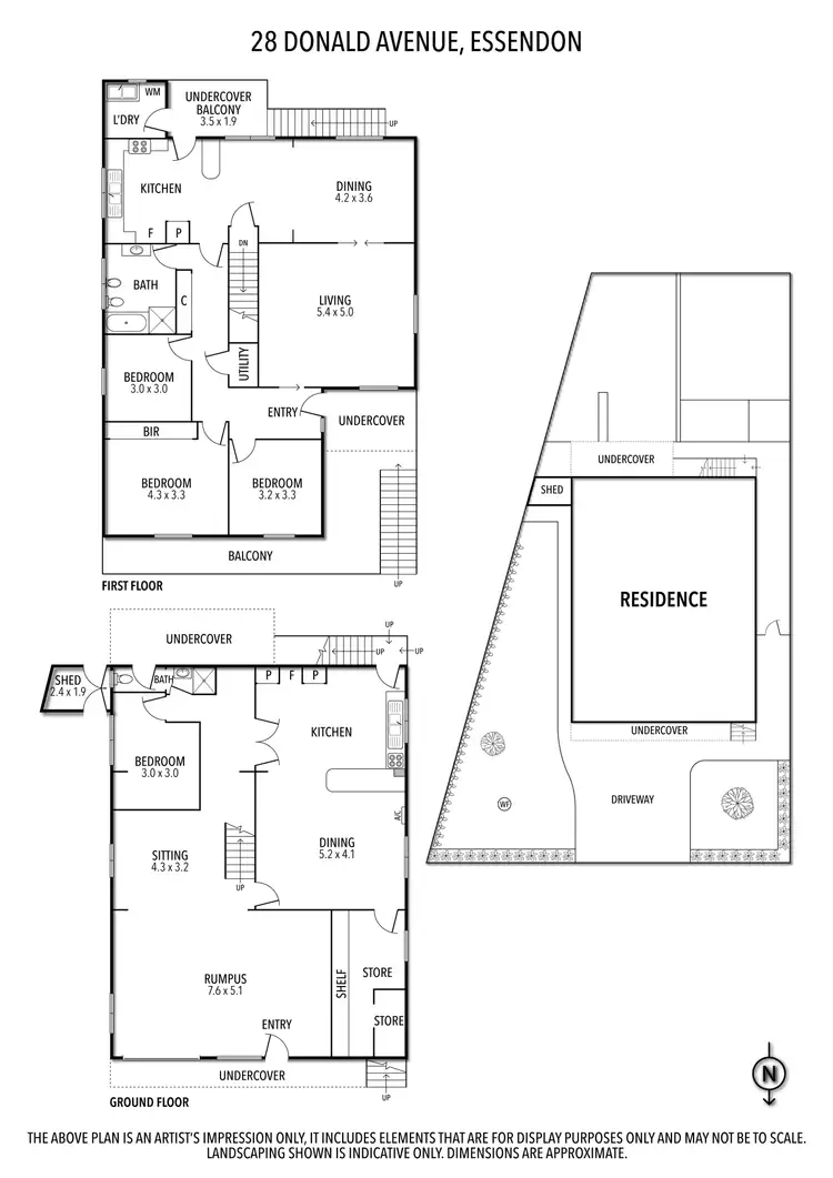 Floorplan of Homely house listing, 28 Donald Avenue, Essendon VIC 3040
