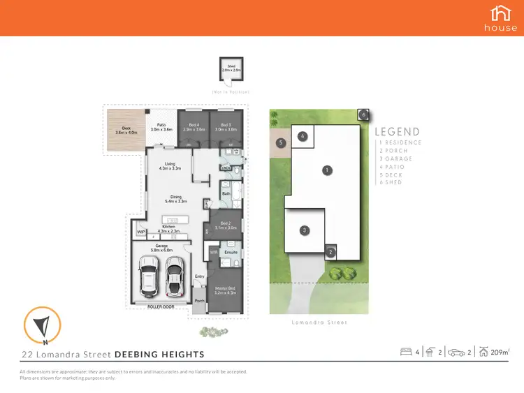 Floorplan of Homely house listing, 22 Lomandra Street, Deebing Heights QLD 4306