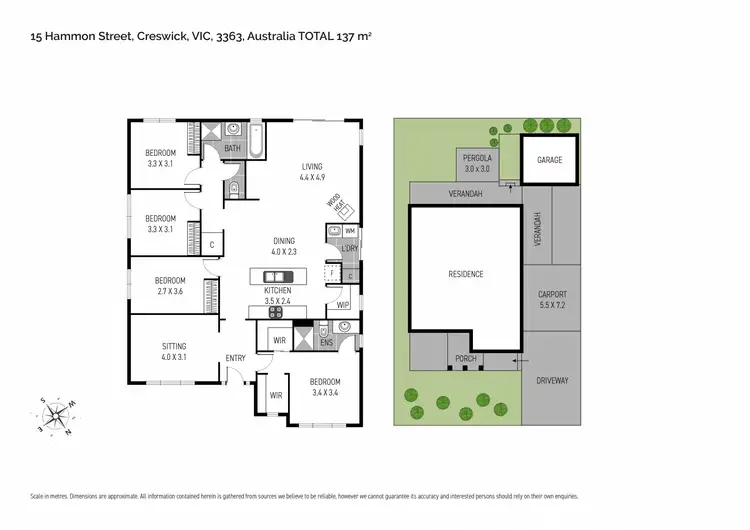 Floorplan of Homely house listing, 15 Hammon Street, Creswick VIC 3363