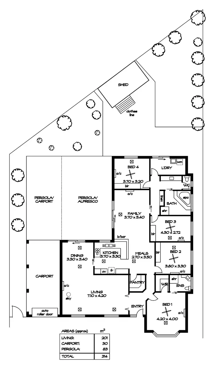 Floorplan of Homely house listing, 28 Yalumba Drive, Paralowie SA 5108