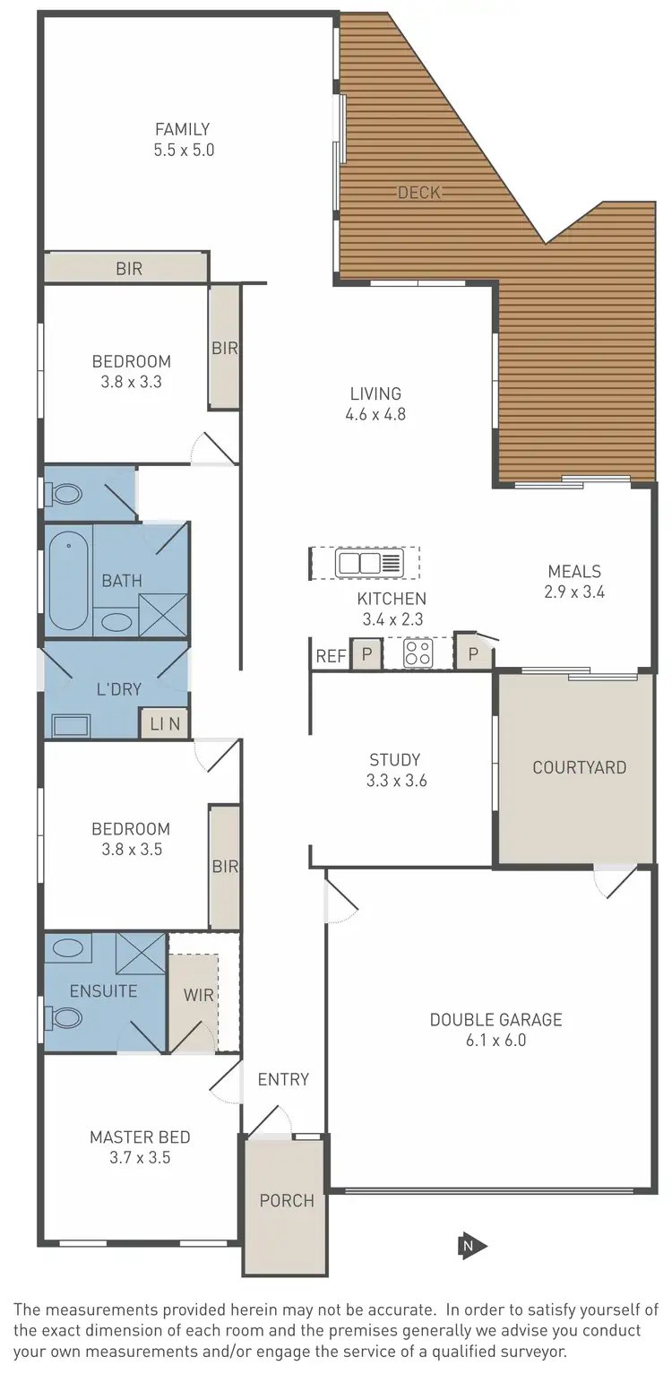 Floorplan of Homely house listing, 13 Klippel Way, Caroline Springs VIC 3023