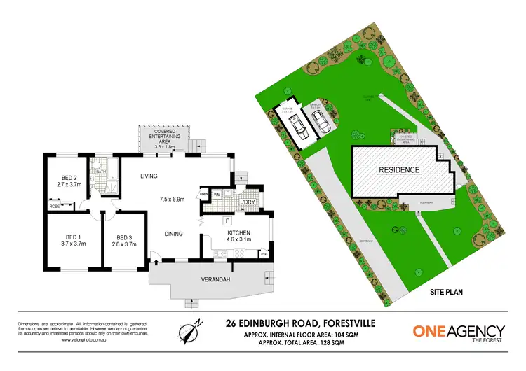 Floorplan of Homely house listing, 26 Edinburgh Road, Forestville NSW 2087
